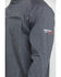 Image #4 - Ariat Men's FR Air Henley Long Sleeve Work Shirt - Big, Charcoal, hi-res