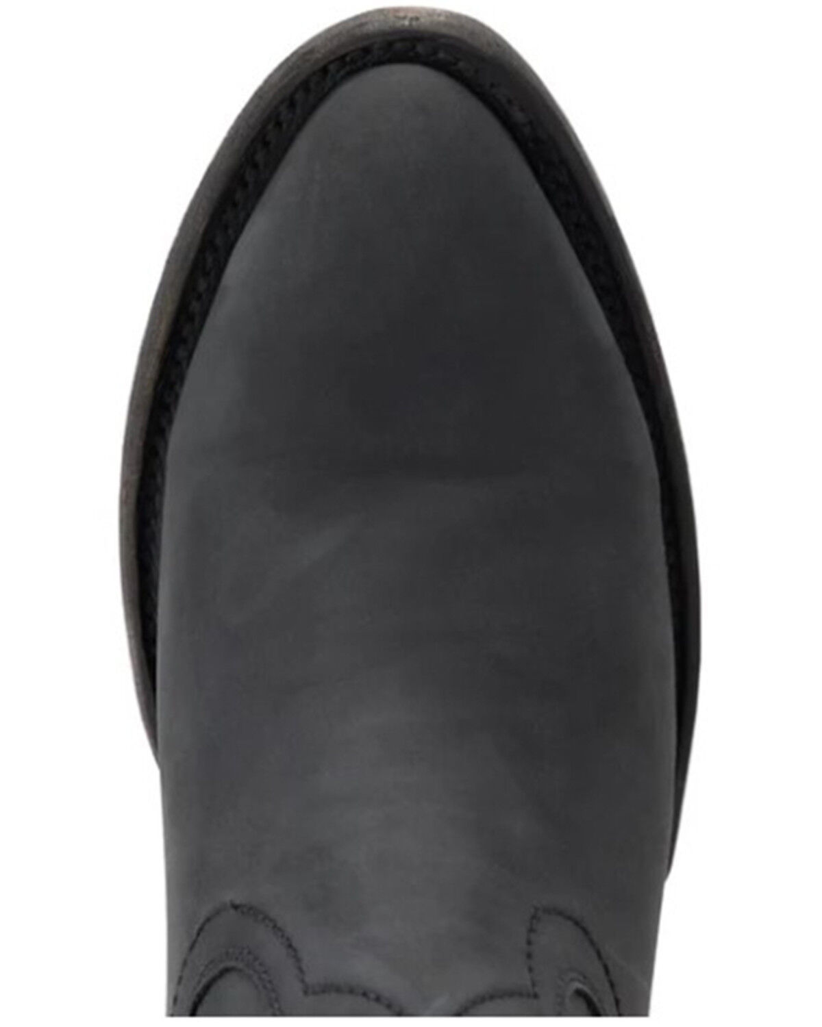Image #6 - Lane Women's Plain Jane Western Booties - Round Toe, Black, hi-res