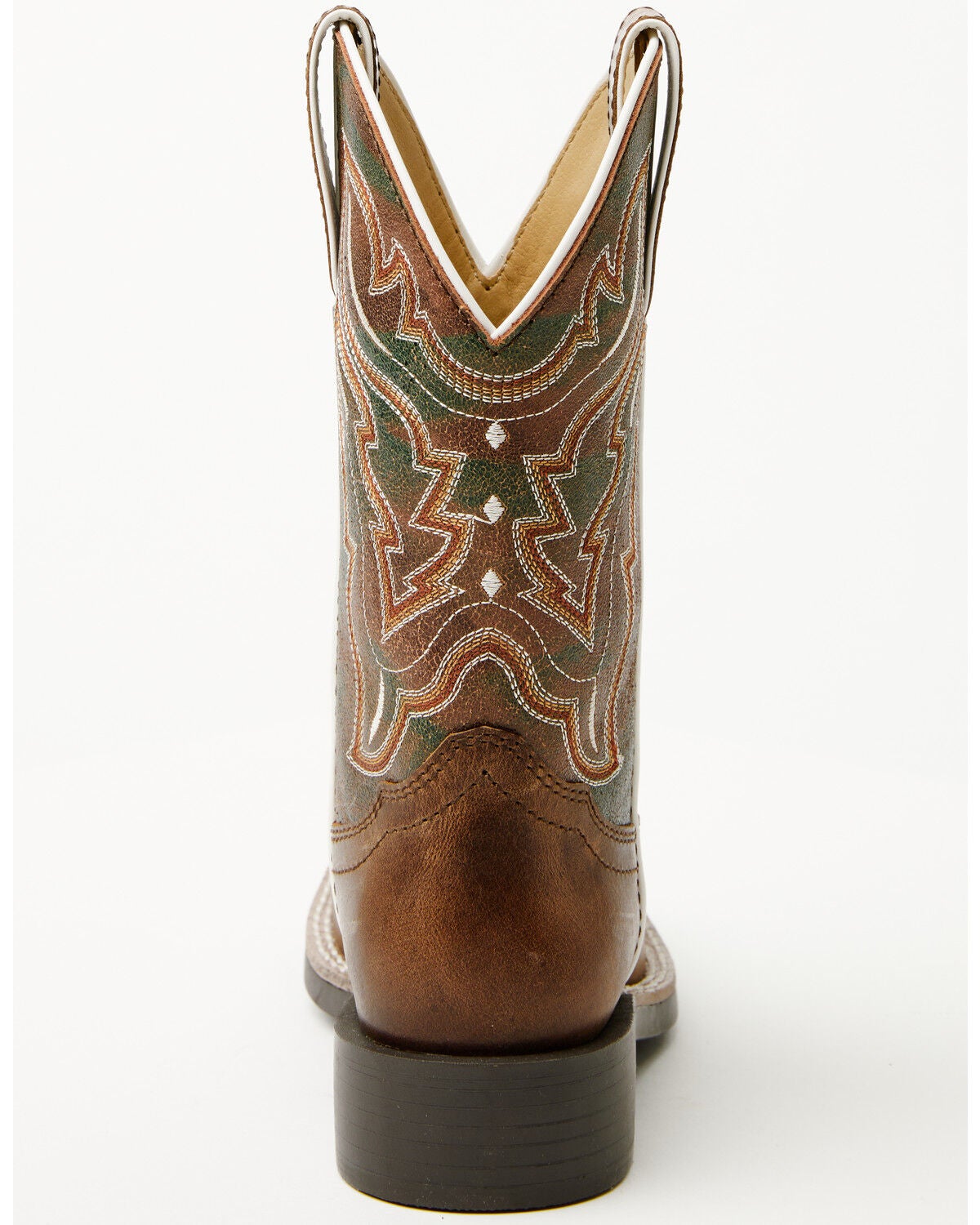 Image #5 - Cody James Boys' Holden Western Boots - Broad Square Toe, Brown, hi-res