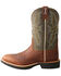 Image #3 - Twisted X Men's Tech X Western Boots - Broad Square Toe, Green, hi-res