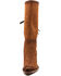 Dan Post Women's Corsette Back Lace Tall Western Leather Boots - Snip Toe, Red, hi-res