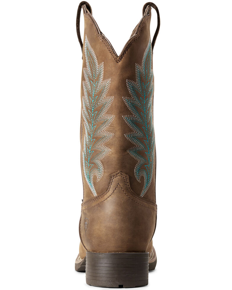 Ariat Women's Hybrid Rancher Waterproof Western Boots Wide Square Toe