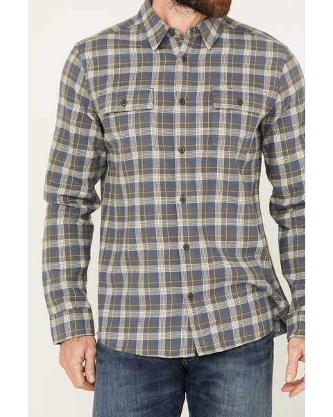 Image #3 - Brothers and Sons Men's Bowie Everyday Plaid Print Long Sleeve Button Down Flannel Shirt, Dark Grey, hi-res