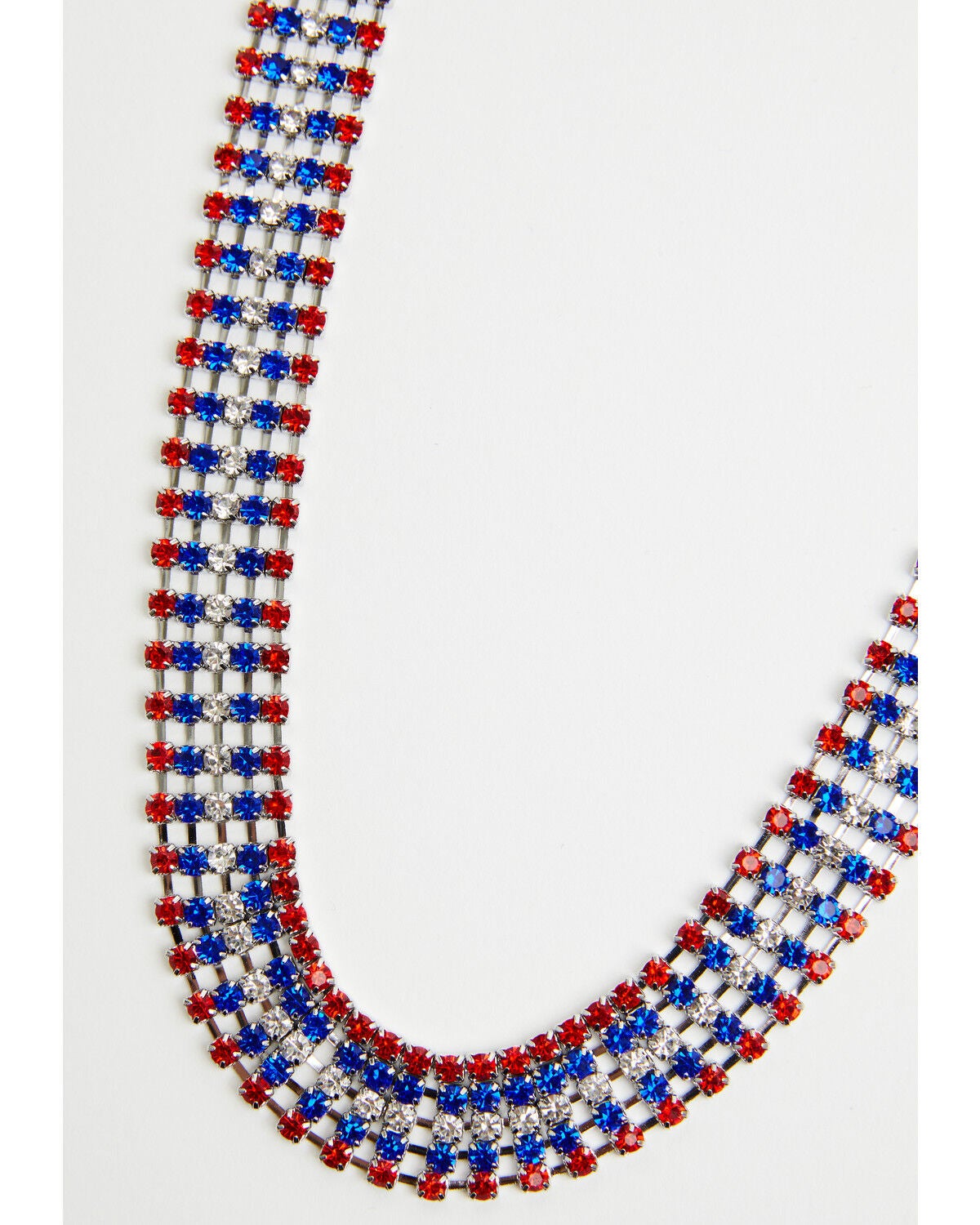 Image #4 - Austin Accent Women's Patriotic Rhinestone Hat Band, Red/white/blue, hi-res