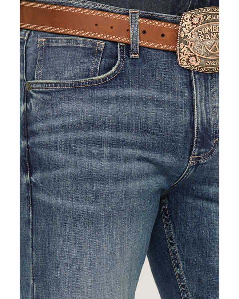 Image #2 - Wrangler 20x Men's 44MWX Cowboy Cut Medium Wash Slim Straight Stretch Denim Jeans, , hi-res