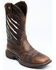 Image #1 - Cody James Men's Scratch Mexico Flag Lite Performance Western Boots - Broad Square Toe, Brown, hi-res