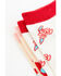 Image #3 - RANK 45® Girls' Floral & Horse Print Crew Socks - 2-Pack, Pink, hi-res