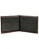 Justin Men's Brown Bifold Tooled Wallet, Brown, hi-res