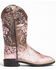 Shyanne Little Girls' Faux Leather Western Boots - Square Toe, Pink, hi-res