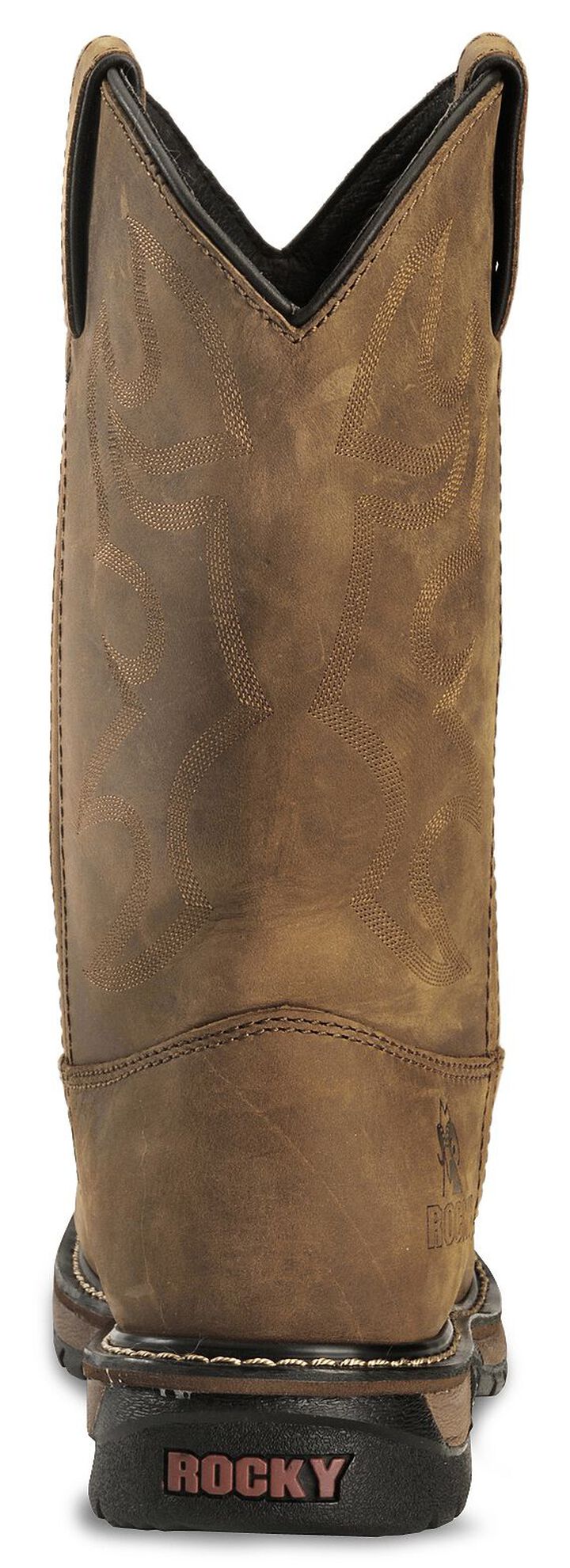 Image #7 - Rocky Men's Branson 11" Waterproof Work Boots - Steel Toe, Crazyhorse, hi-res