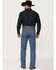 Image #3 - Cinch Men's Bronze Label Medium Wash Slim Fit Tapered Denim Jeans, Blue, hi-res