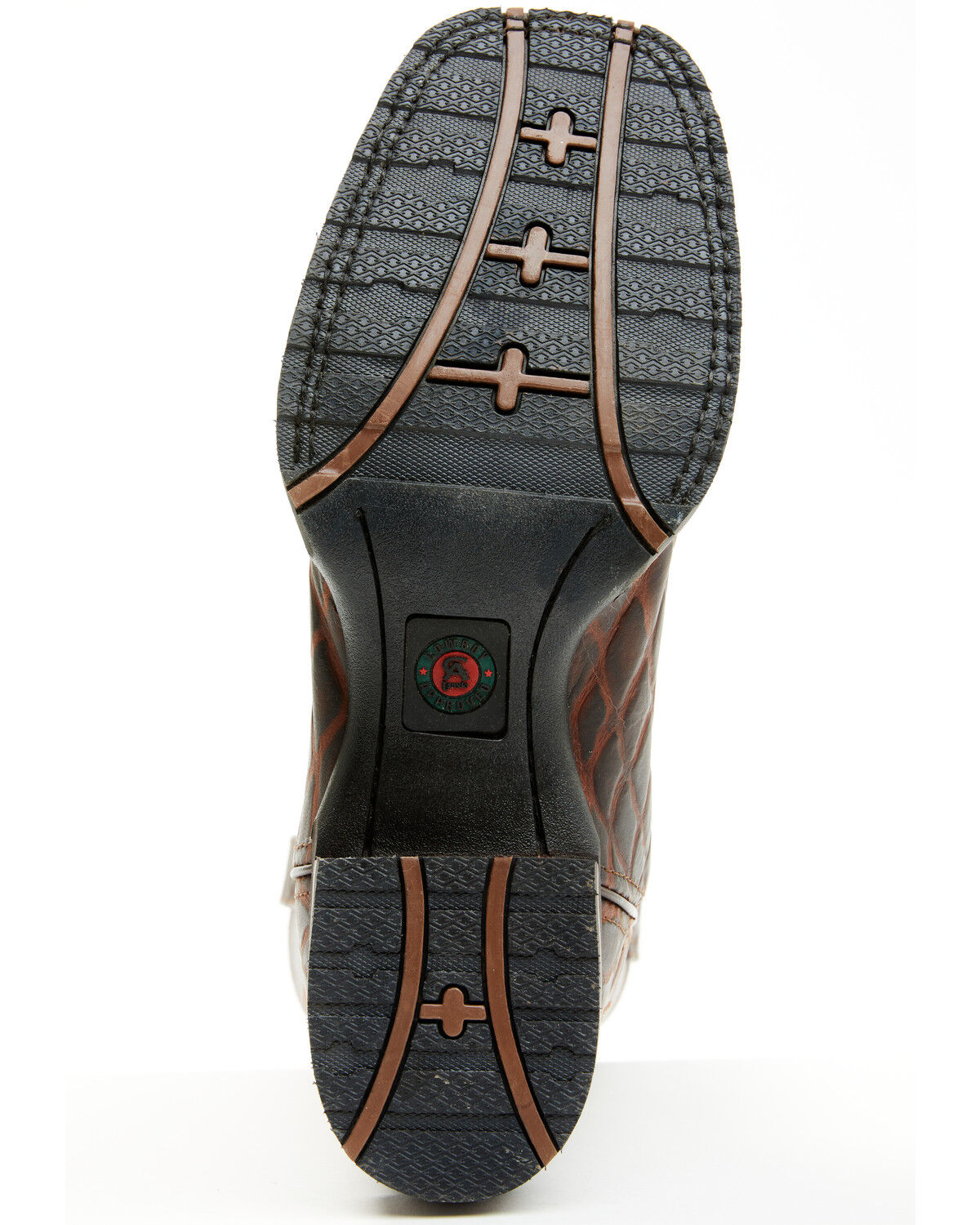 Image #7 - Laredo Men's Western Boots - Broad Square Toe, Brown, hi-res