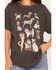 Image #3 - Girl Dangerous Women's Western Dog Short Sleeve Graphic Tee, Black, hi-res
