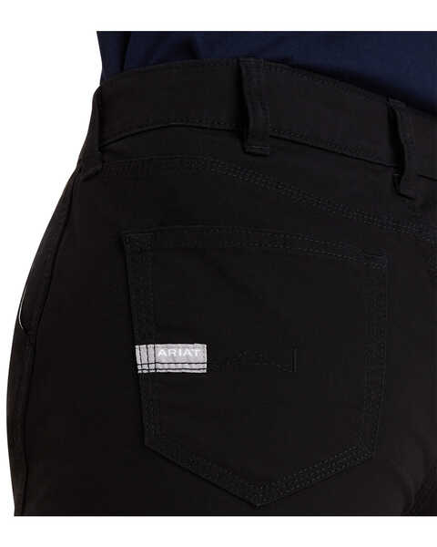 Image #6 - Ariat Women's Rebar DuraStretch Made Tough Shorts, Black, hi-res