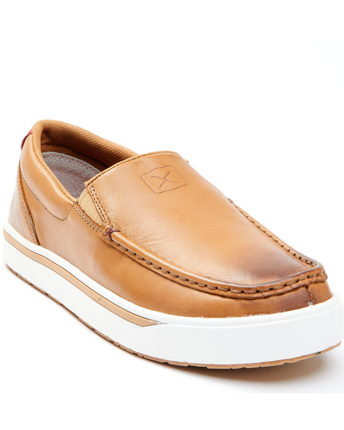 Image #1 - Twisted X Men's Brown Slip-On Casual Sneakers - Moc Toe, Brown, hi-res