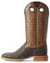 Image #2 - Ariat Men's Brown Caiman Belly Western Boots - Broad Square Toe, Brown, hi-res