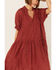 Image #2 - Saints & Hearts Women's Eyelet Lace Midi Dress, Rust Copper, hi-res
