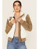Image #1 - Stoosh Women's Sherpa Jacket, Olive, hi-res