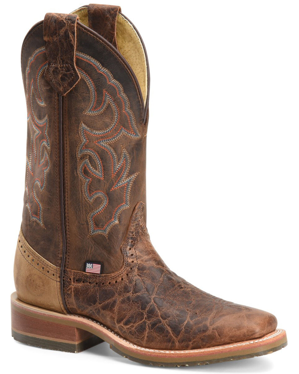 Image #1 - Double H Men's Harshaw Western Work Boots - Soft Toe, , hi-res