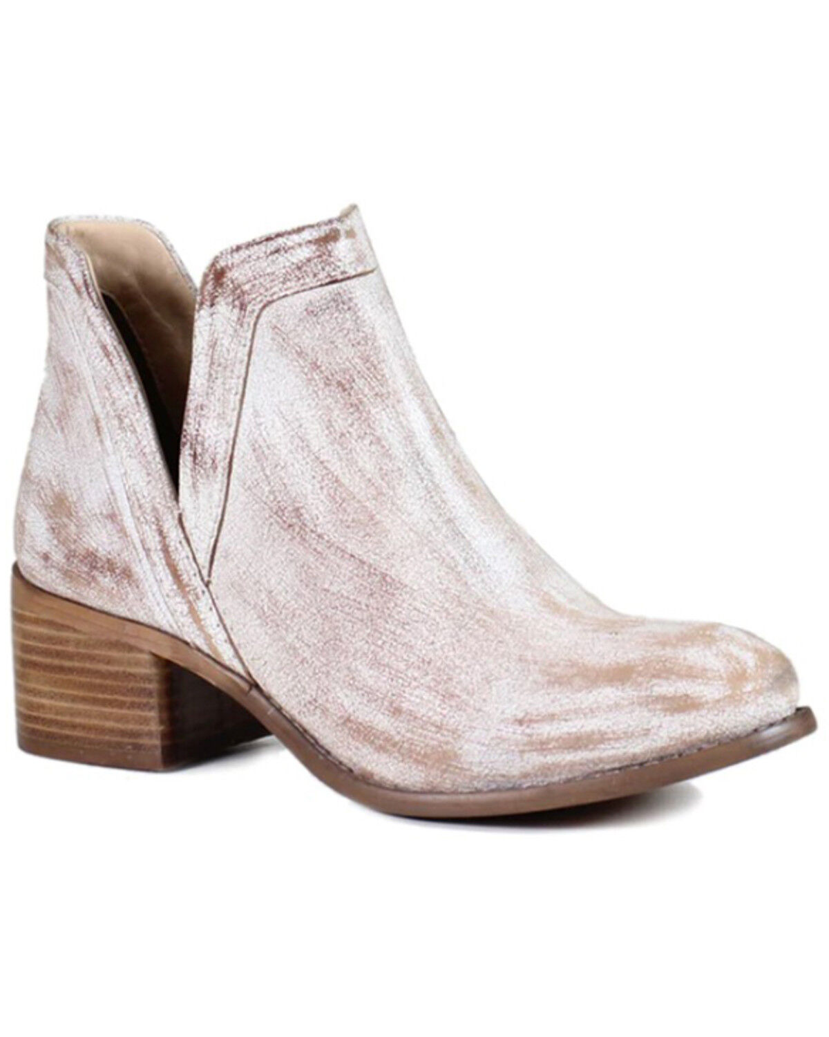 Image #1 - Diba True Women's Work Nerd Booties - Round Toe, White, hi-res