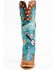 Image #4 - Dan Post Women's Nashville Music Festival Embroidered Western Tall Boots - Snip Toe , Blue, hi-res