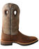 Image #2 - Twisted X Men's Tech X Western Boots - Broad Square Toe, Brown, hi-res