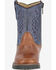 Image #3 - Smoky Mountain Toddler Boys' Autry Western Boots - Broad Square Toe, Navy, hi-res