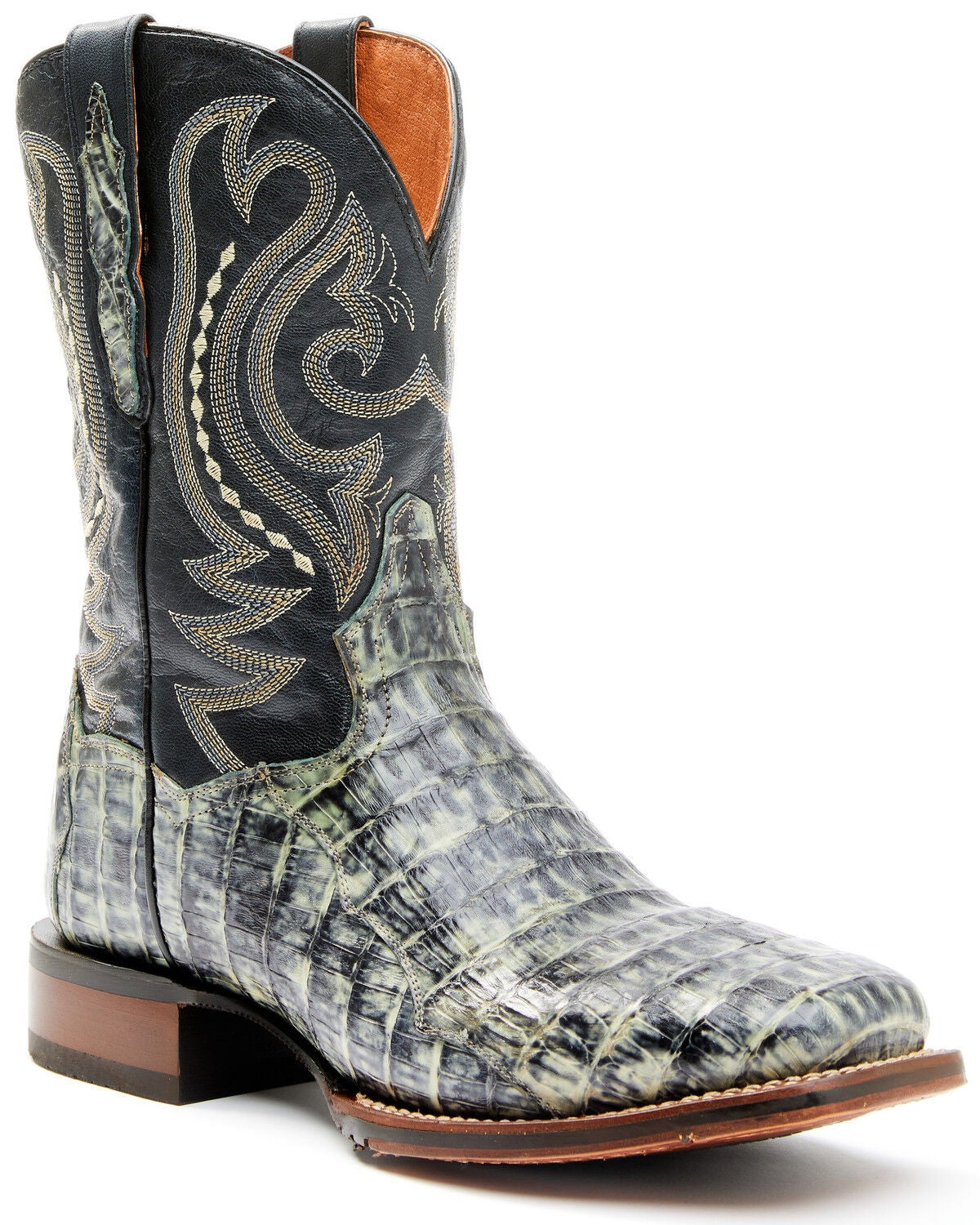 flat snake print boots