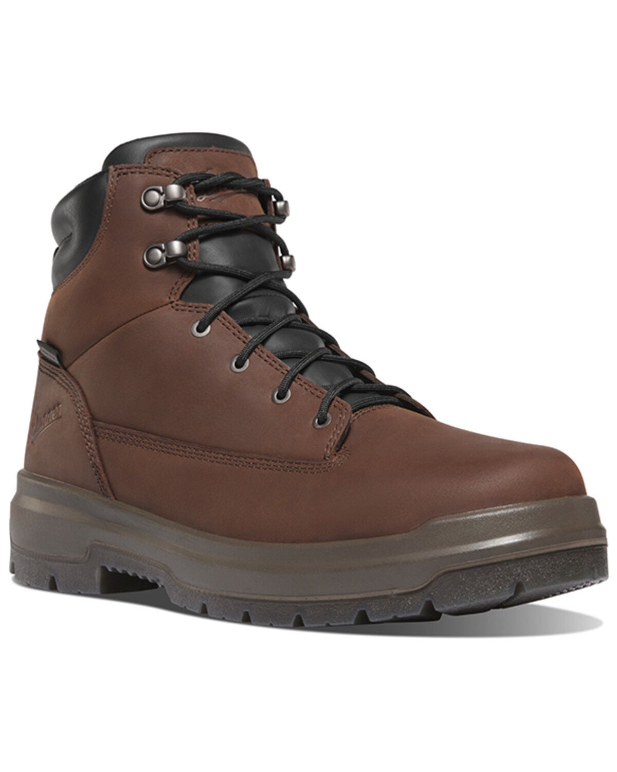 Danner Men's Ground Control 6" Waterproof Work Boots - Steel Toe, Brown, hi-res