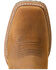 Image #4 - Ariat Women's Hybrid Ranchwork Distressed Western Boots - Broad Square Toe , Brown, hi-res