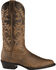 Image #2 - Ariat Men's Heritage Western Performance Boots - Medium Toe, Distressed, hi-res