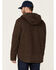 Image #4 - Hawx Men's Brown Castile Weathered Duck Hooded Zip-Front Insulated Work Jacket , Brown, hi-res