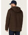 Image #4 - Hawx Men's Brown Castile Weathered Duck Hooded Zip-Front Insulated Work Jacket, Brown, hi-res
