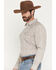 Image #2 - Gibson Trading Co Men's Mind Trap Paisley Print Long Sleeve Snap Western Shirt - Big, Ivory, hi-res