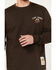 Image #4 - Cody James Men's FR Long Sleeve Graphic Shirt , Chocolate, hi-res