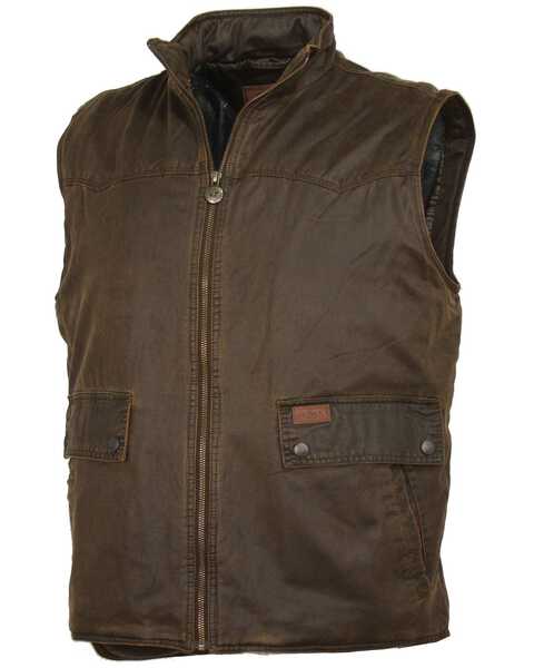 Image #1 - Outback Trading Co. Men's Landsman Vest, Brown, hi-res