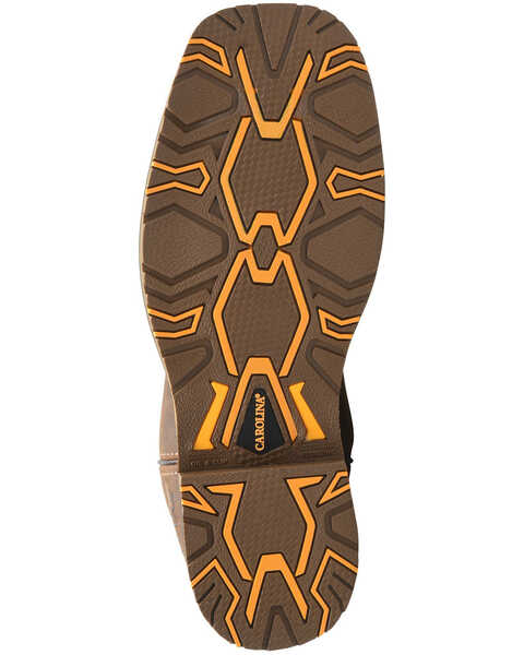 Image #6 - Carolina Men's Anchor Waterproof Western Work Boots - Composite Toe, Brown, hi-res