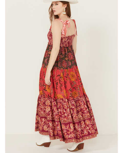 Image #4 - Free People Women's Bluebell Maxi Dress , Red, hi-res