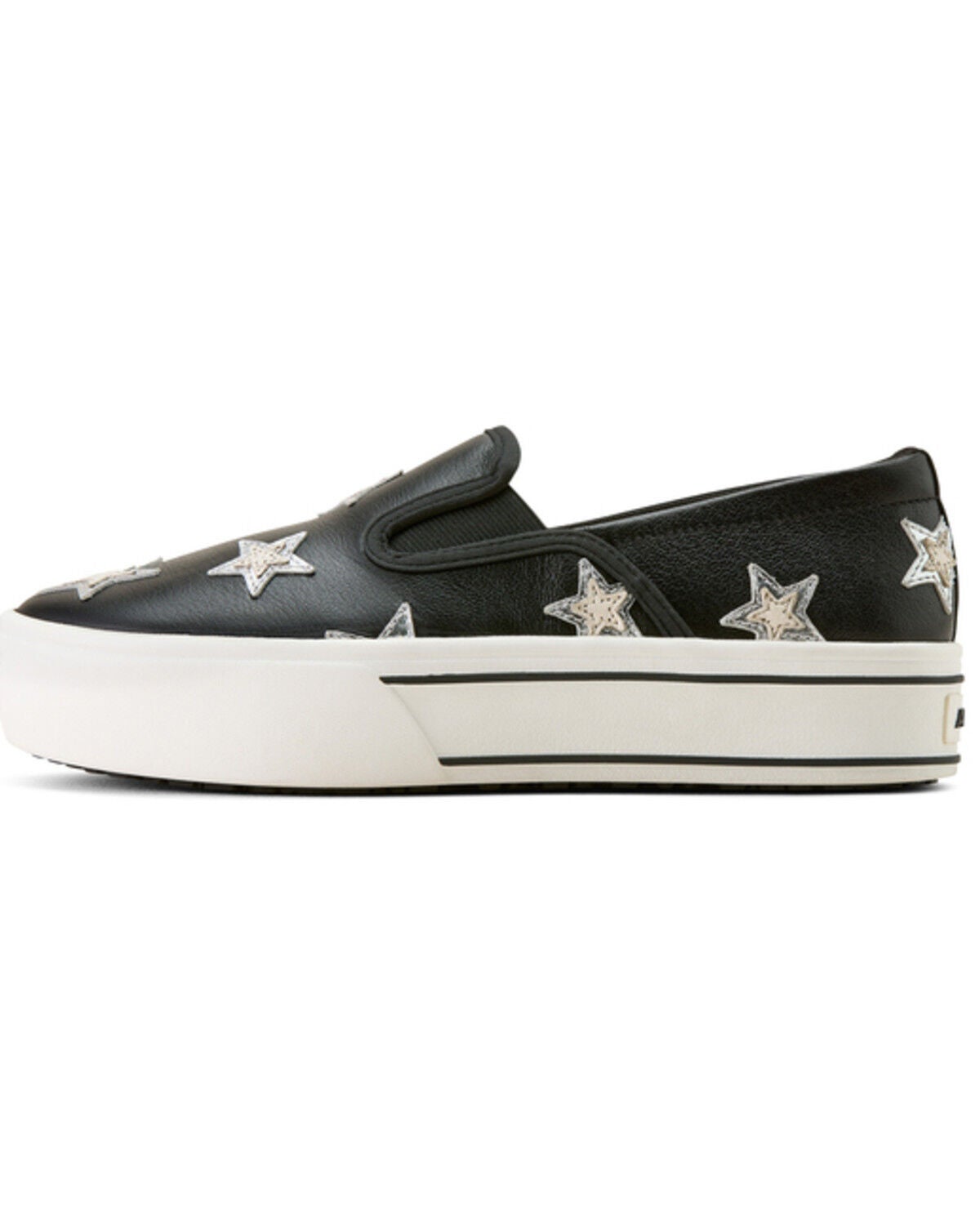 Image #2 - Ariat Women's Skylar Star Slip-On Casual Shoes, Black, hi-res
