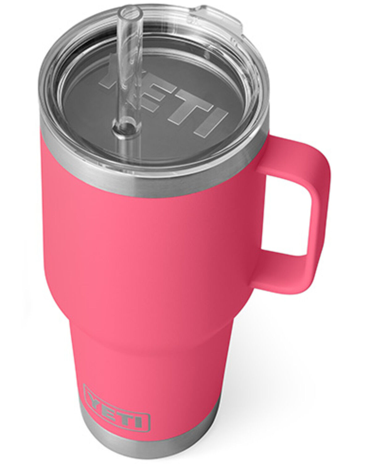 Image #3 - YETI Rambler® Straw Lid 35oz Travel Mug, Bright Pink, hi-res