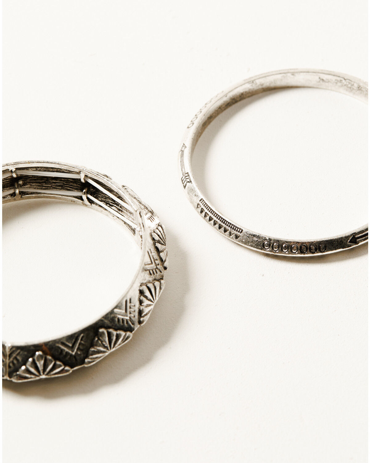 Image #2 - Shyanne Women's 4-Piece Dakota Silver & Mixed-Bead Bracelet Set, Silver, hi-res