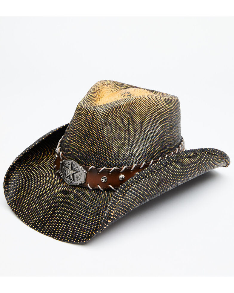Cody James Men's Brown O John Bangor Straw Western Hat Country Outfitter