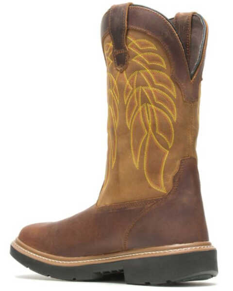 Image #3 - Wolverine Men's Rancher Durashocks® CarbonMAX® Wellington Work Boots - Composite Toe, Gold, hi-res
