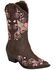 Roper Girls' Heart & Wing Embroidered Western Boots - Snip Toe, Brown, hi-res