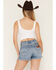 Image #4 - White Crow Women's Howdy Lover Graphic Tank, White, hi-res