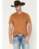 Image #2 - Wrangler Men's Cowboy Short Sleeve Graphic T-Shirt, Mustard, hi-res