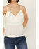 Image #3 - Shyanne Women's Lace Bustier Tank, White, hi-res