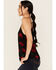 Image #2 - Idyllwind Women's Chase Floral Print Lace Trim Cami Tank, Black, hi-res