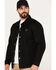 Image #2 - Brixton Men's Beta Coaches Solid Print Wind and Water Repellent Jacket, Black, hi-res