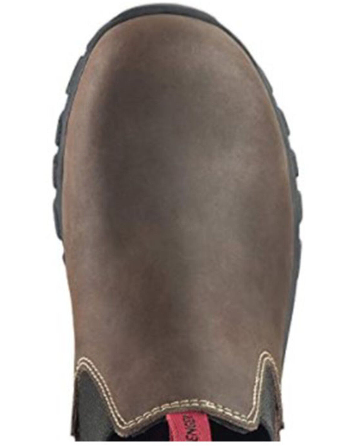 Image #5 - Avenger Women's Romeo Work Shoes - Alloy Toe, Brown, hi-res